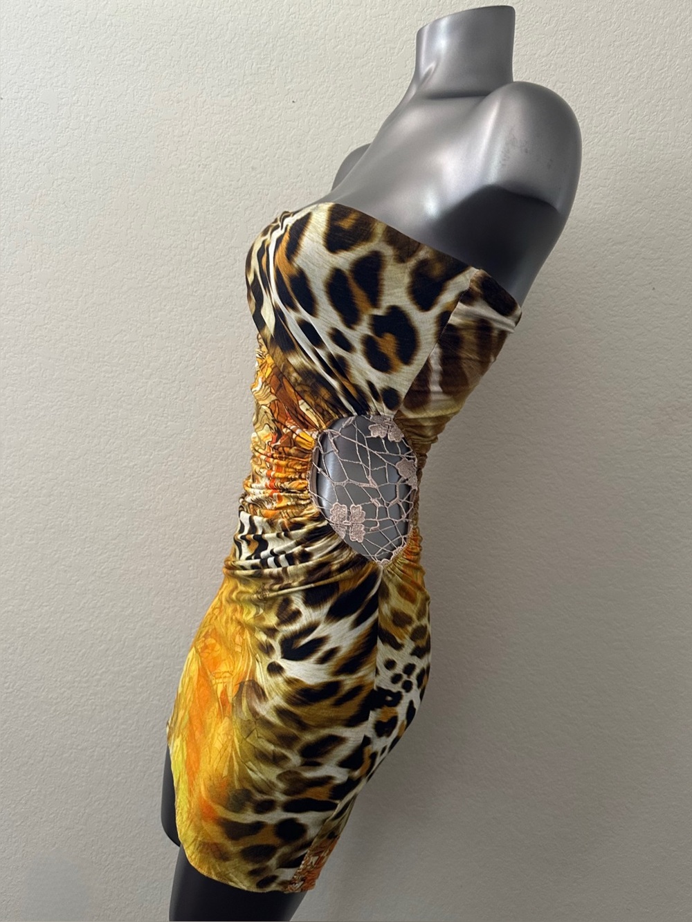 Sky Leopard Print Mini